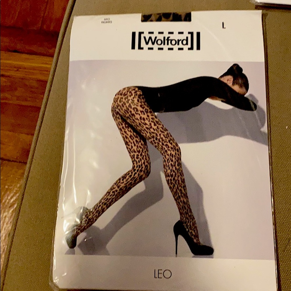 NWT- Rare! WOLFORD LEO TIGHTS🧡🖤